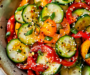 Refreshing Cucumber and Sweet Pepper Salad Recipe